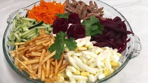 Очень вкусный французский салат