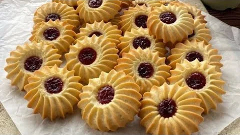 Домашнее печенье с джемом