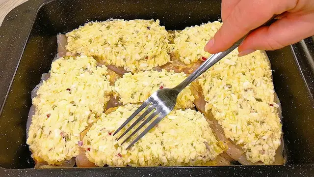 Курица запечённая с овощами и сыром 