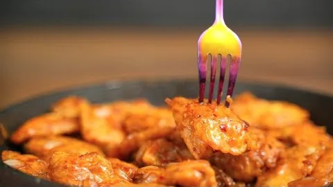 Нежное мясо в сочном кляре