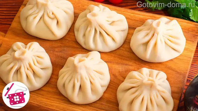 Вкусные и сочные хинкали 