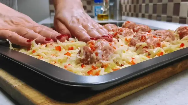 Картошка запечённая с фаршем