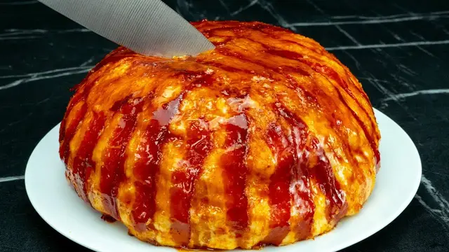 Очень вкусная запеканка с куриной грудкой