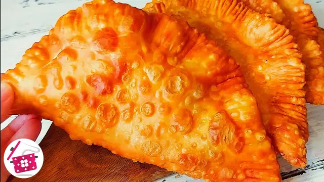 Хрустящие чебуреки с мясом 