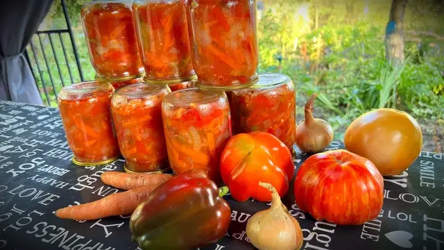 Овощной салат на зиму