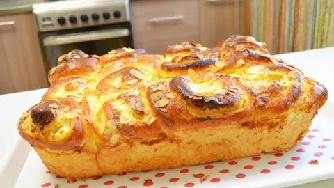 Слоёные булочки с творожным кремом 