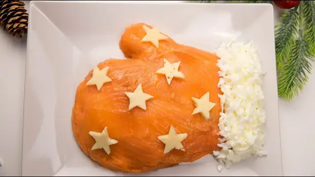 Салат из красной рыбы на Новый год 