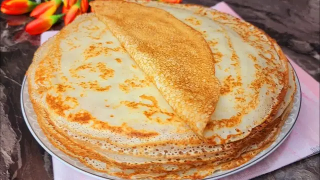 Блины с творогом