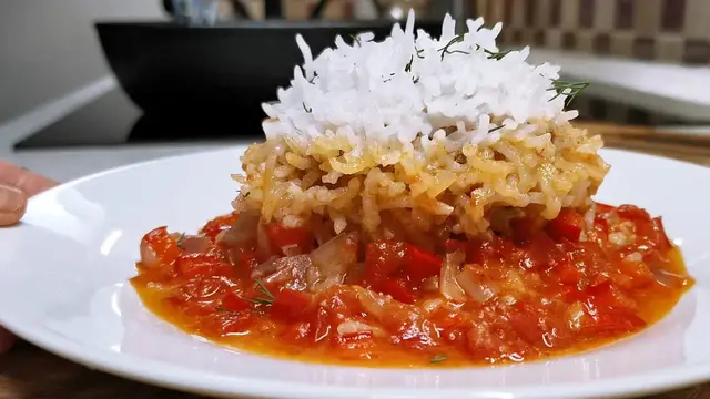 Котлеты с рисом ёжики
