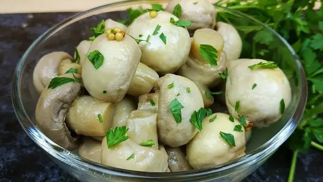 Праздничная закуска из шампиньонов 