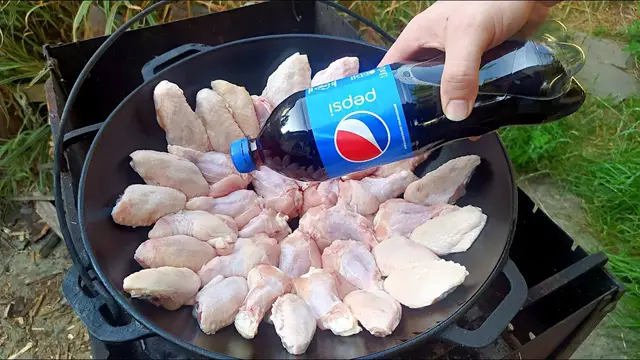 Куриные крылья в пепси-коле