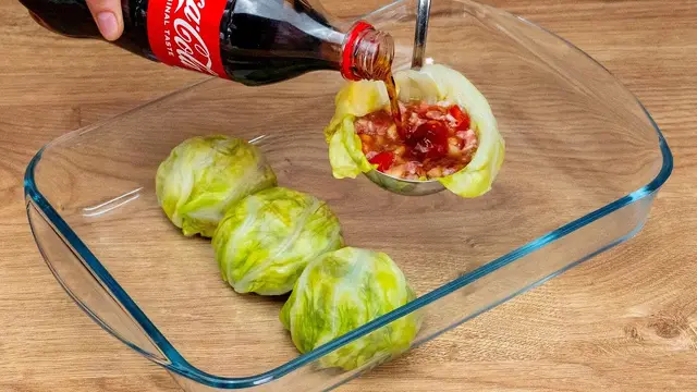 Капуста с фаршем в духовке