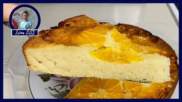 Быстрый пирог с мандаринами