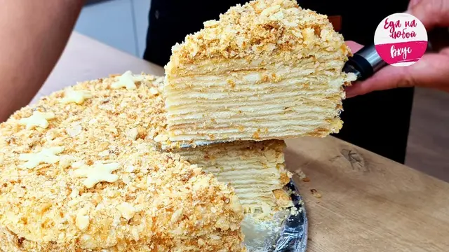 Вкусный торт с очень нежным кремом