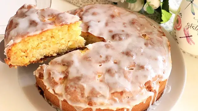 Яблочный пирог с кокосовой стружкой в духовке 