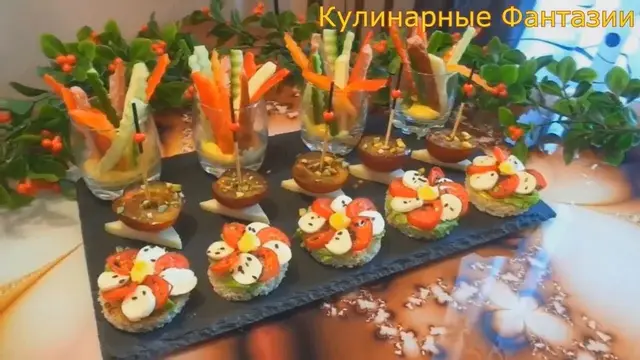 4 шикарных закуски на праздничный стол