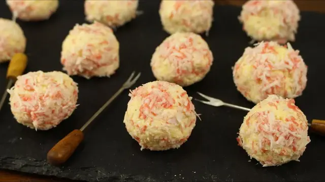 Крабовые шарики с сыром
