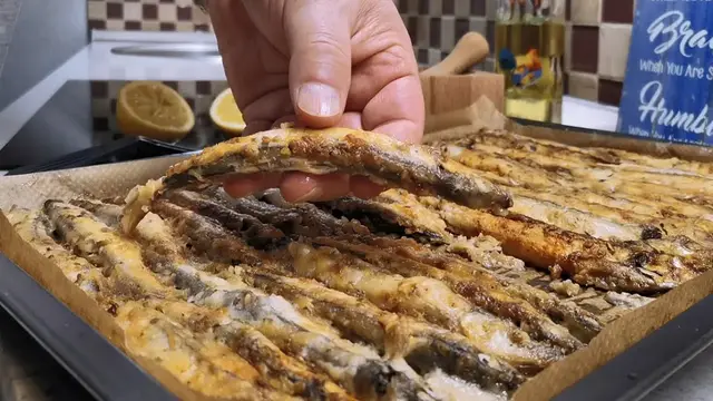 Запеченная мойва в духовке