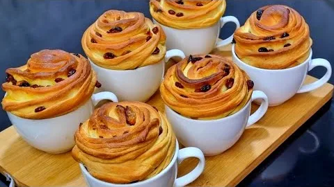 Вкусные булочки к чаю