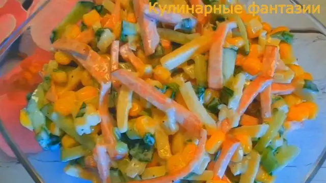 Очень вкусный салатик на каждый день
