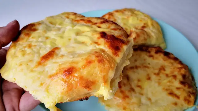 Шанежки наливные со сметаной