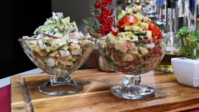 Салаты с селедкой и консервами