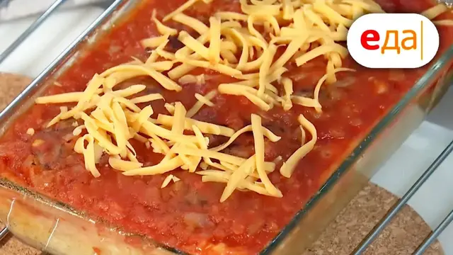 Картофельная запеканка с фрикадельками