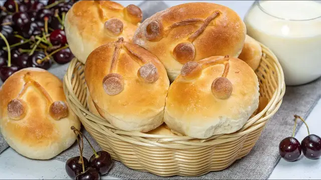 Пирожки с вишней на кефире