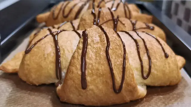Булочки с шоколадом 