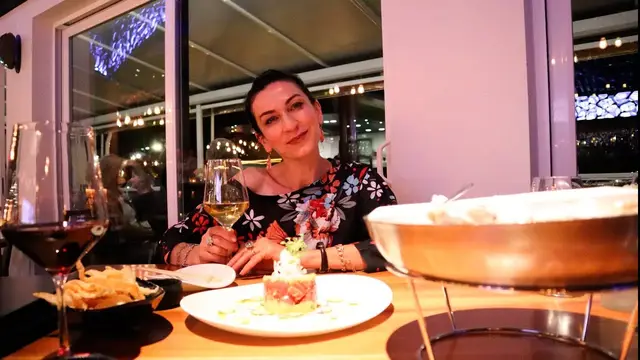 Невероятно вкусный ужин из морепродуктов 