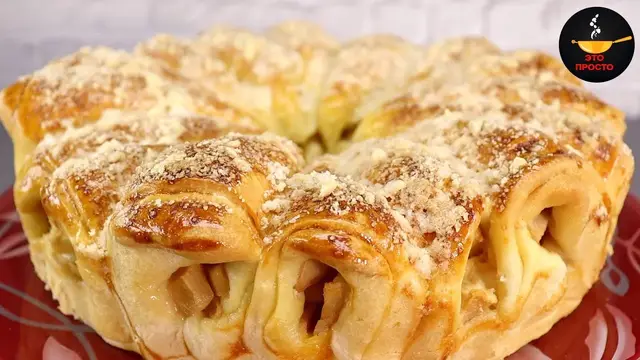 Яблочный пирог на скорую руку 