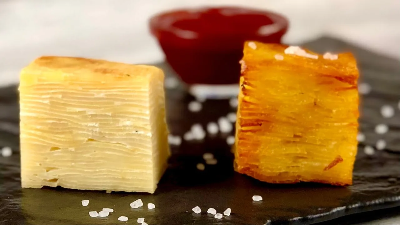 15-часовая многослойная картошка с хрустящей корочкой 