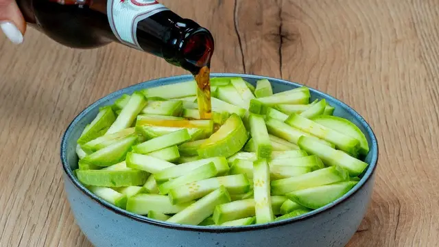 Маринованные кабачки в пиве