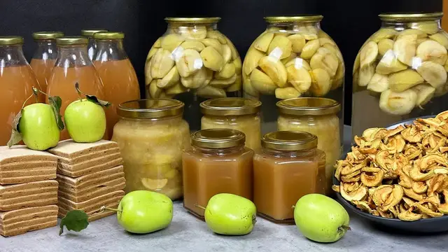 6 самых лучших рецептов заготовки яблок на зиму