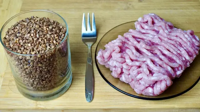 Гречка с мясными шариками в духовке