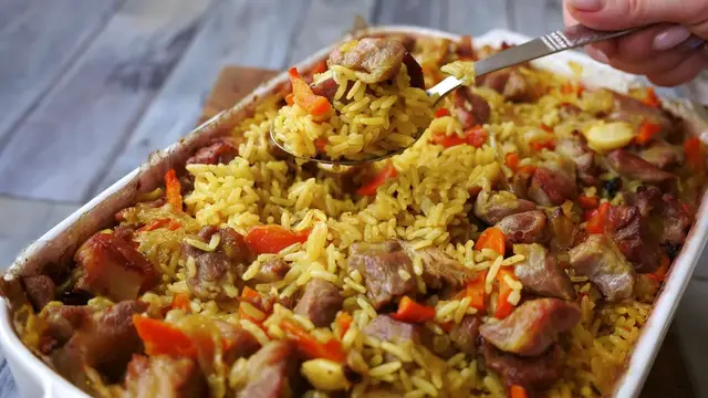Очень вкусный и рассыпчатый плов в пакете