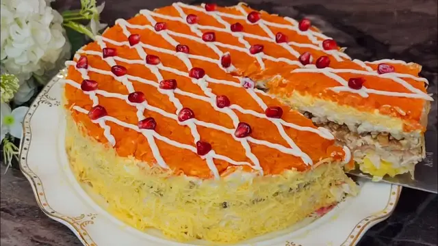 Шикарный салат с курицей