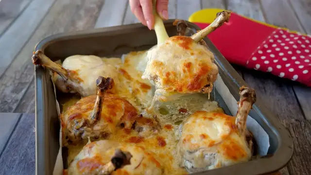 Мясо по-французски из куриных бедрышек