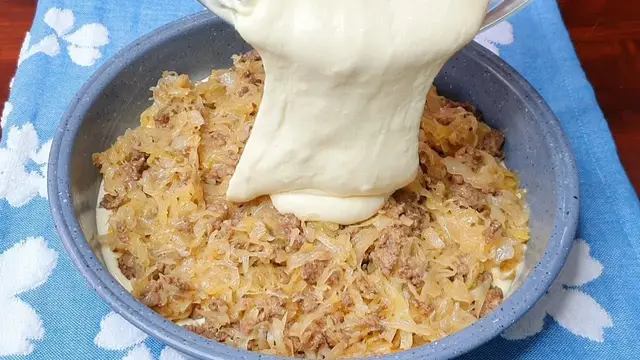 Вкусный пирог с капустой