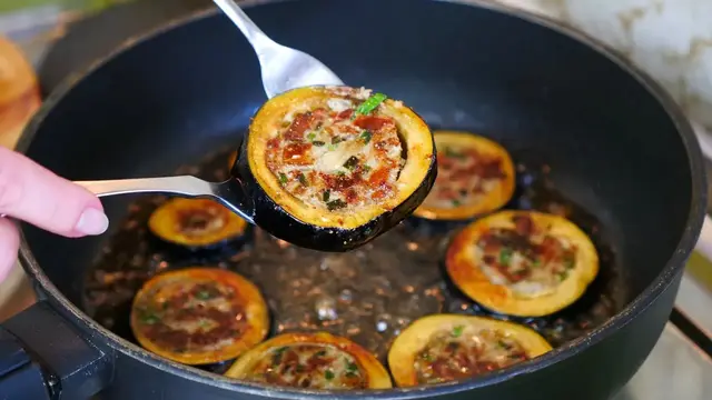 Фаршированные баклажаны с мясом
