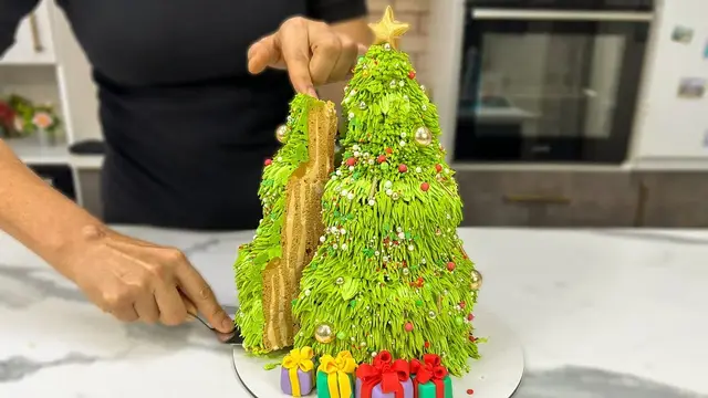 Очень вкусный вертикальный торт
