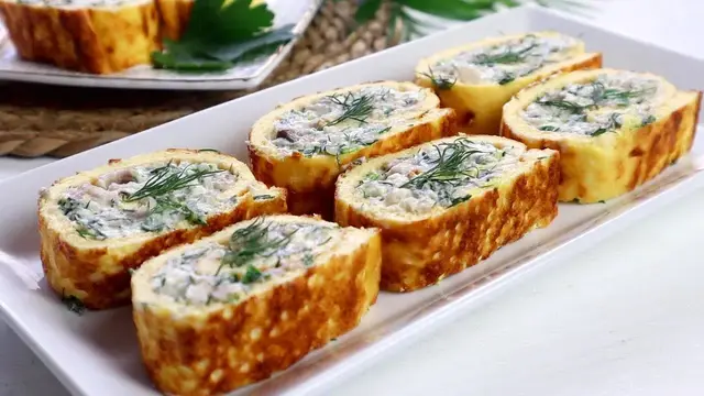Шикарная закуска с селёдкой на новогодний стол