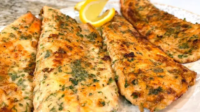 Сочная жареная рыба
