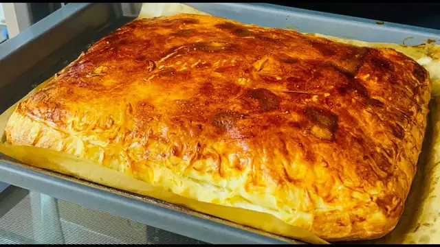 Вкусный пирог с творогом