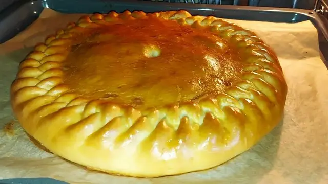 Вкусный куриный пирог на ужин