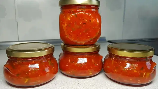 Аджика на зиму без уксуса