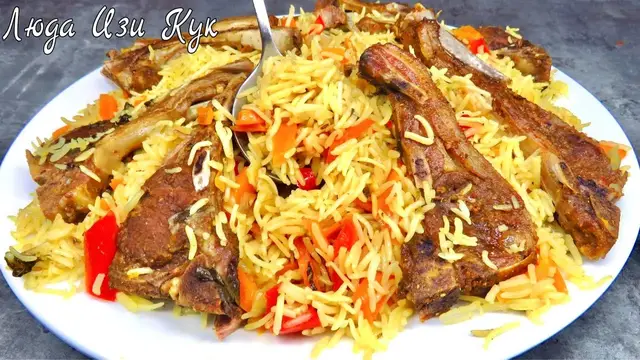 Рассыпчатый плов в духовке