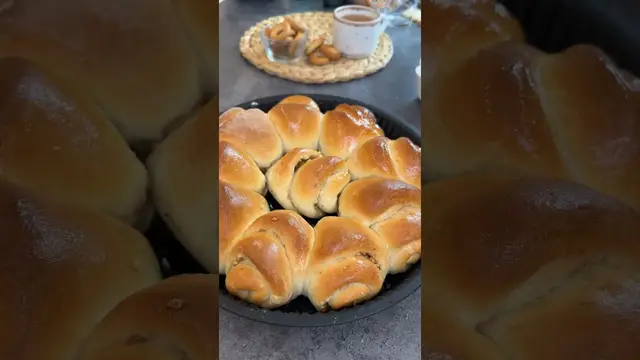 Воздушные булочки с начинкой