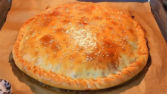 Вкусный пирог с мясом