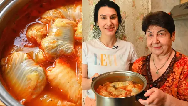 Постные голубцы с грибами и перловкой